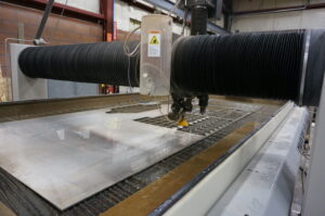 Omax water jet cutting